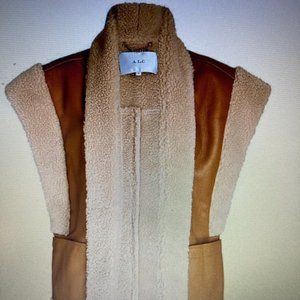 A.L.C. Sutton Faux Shearling Vest